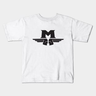 Motobecane 'M' logo - black Kids T-Shirt